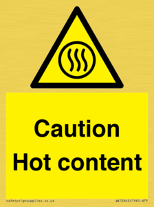 Caution Hot content